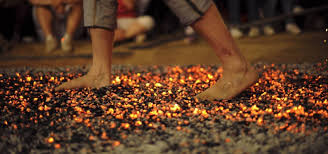 Euan Fleming is doing the FIREWALK