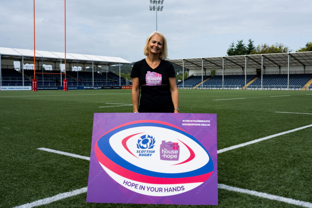 House of Hope working with Scottish Rugby for Breast Cancer Awareness Month